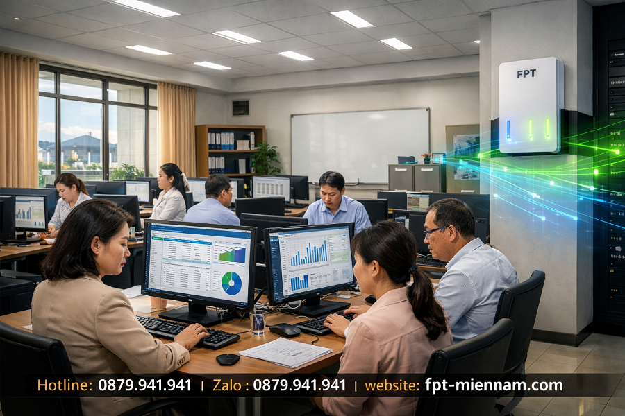 Đăng Ký Cáp Quang FPT Cho Cơ Quan Hành Chính, Trường Học Tại Phường Long Hương