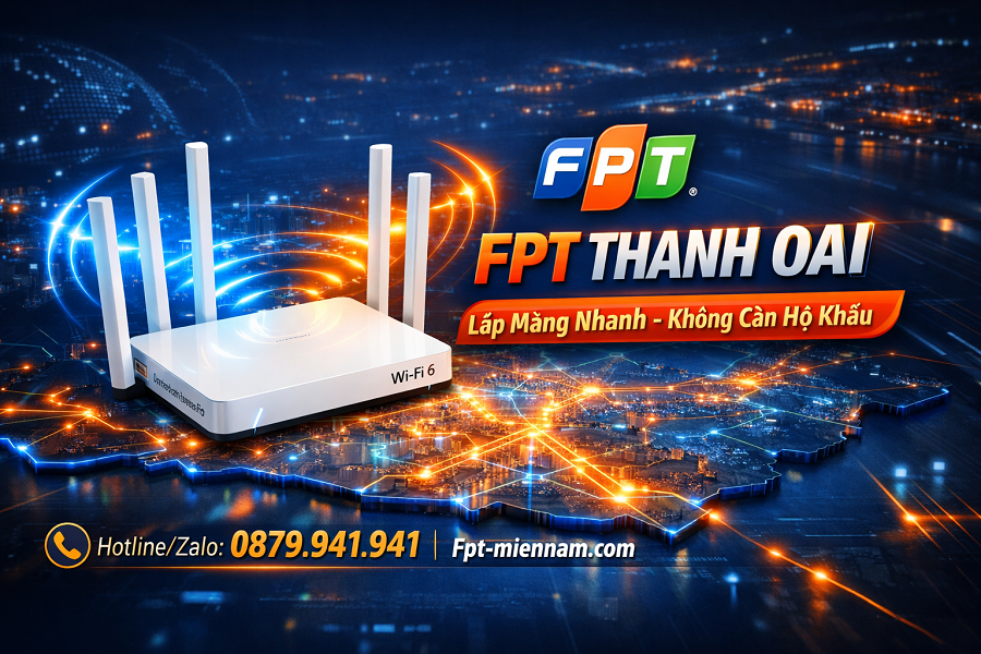 Đăng Ký Mạng FPT Thanh Oai: Quy Trình Đơn Giản, Không Cần Hộ Khẩu Gốc
