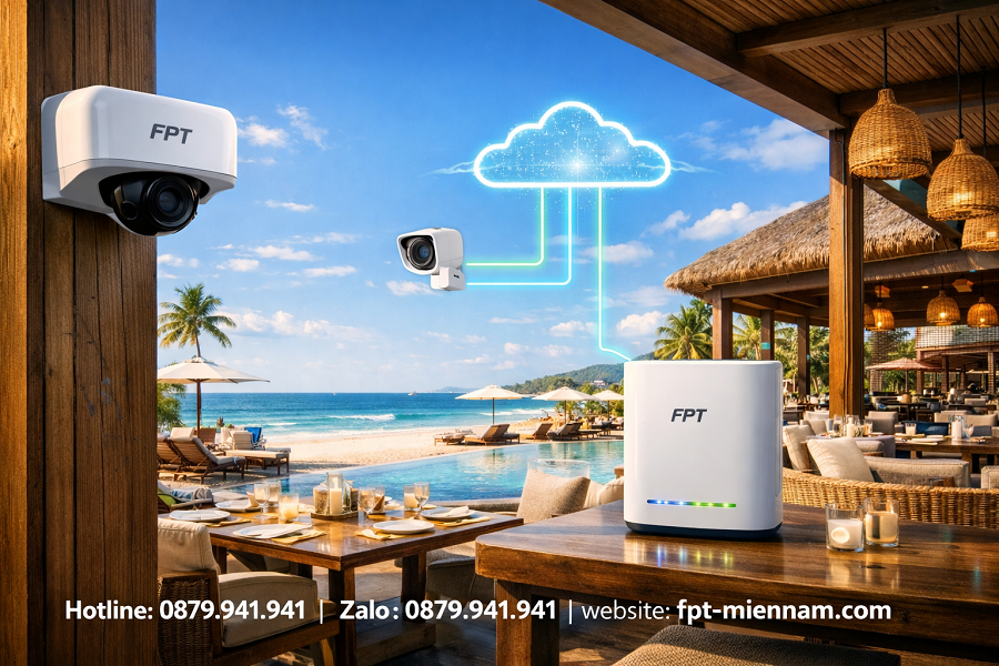 Giải Pháp Camera FPT Xã Hồ Tràm: Giám Sát An Ninh Bãi Biển, Nhà Hàng Du Lịch Hiệu Quả
