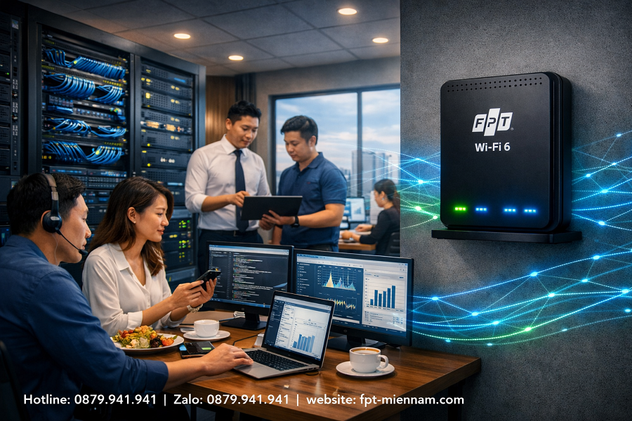 Giải Pháp Mạng Nội Bộ Và Internet FPT Cho Doanh Nghiệp Tại Xã Long Điền