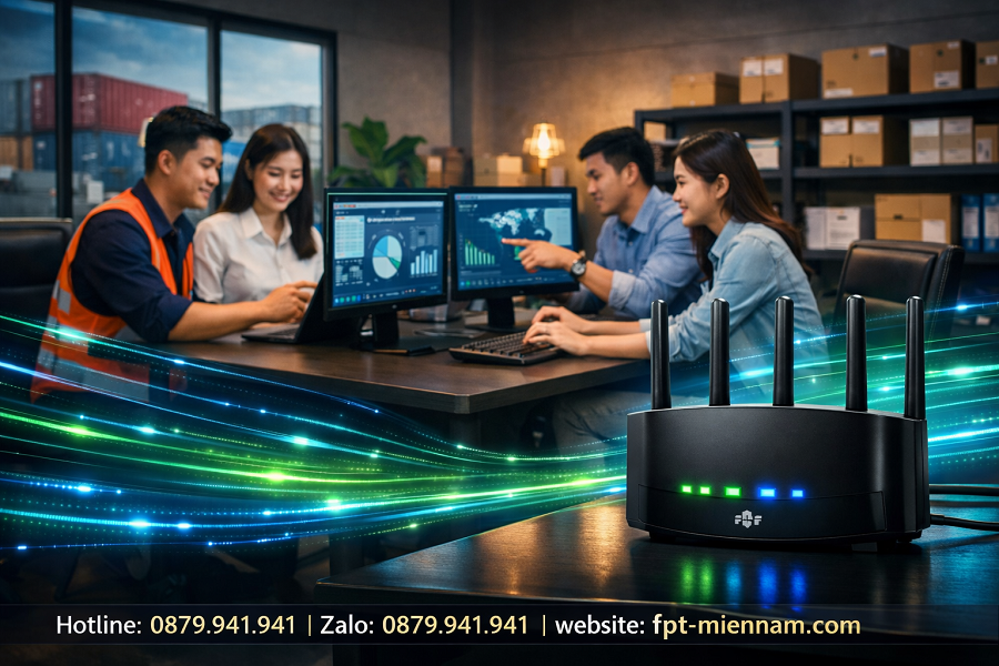 Gói Cước Cáp Quang FPT Doanh Nghiệp Xã Nghĩa Thành: Băng Thông Lớn, Không Nghẽn Mạch