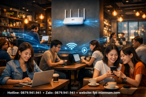 Gói Cước Internet FPT Cho Quán Cafe, Trà Chanh Tại Phường Rạch Dừa Chịu Tải Tốt