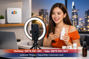 Internet FPT Chánh Phú Hòa Livestream: Giải Pháp Đường Truyền Băng Thông Khủng, Mượt Mà Không Giật Lag