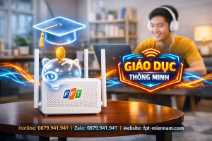 Internet FPT Quảng Ngãi Có Phù Hợp Học Online? Giải Pháp Mạng Ổn Định Cho Học Sinh