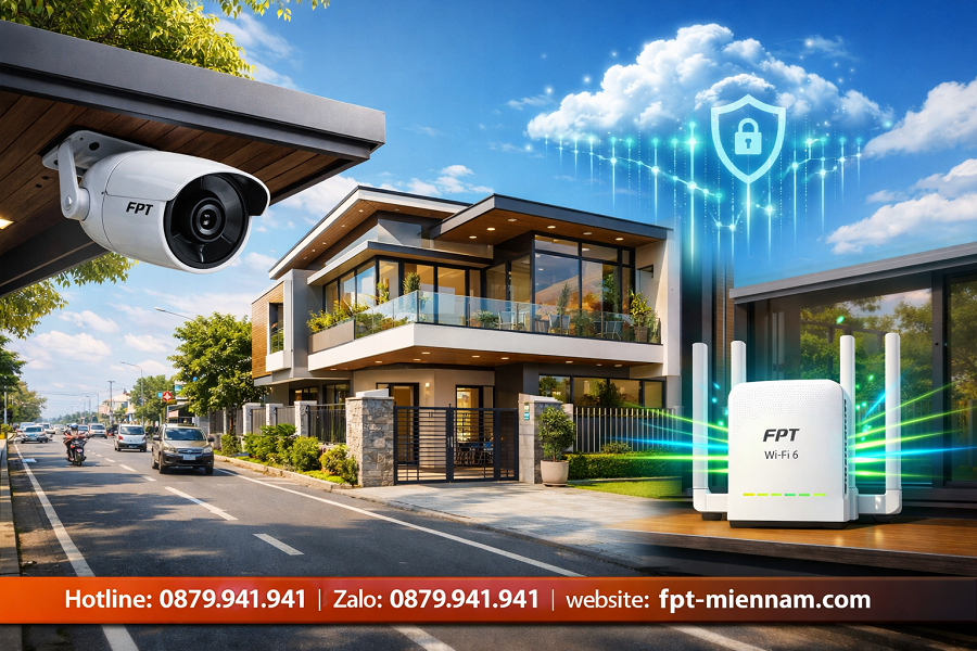 Lắp Camera Giám Sát Chống Trộm FPT Xã Kim Long Cho Các Hộ Gia Đình Ở Mặt Đường