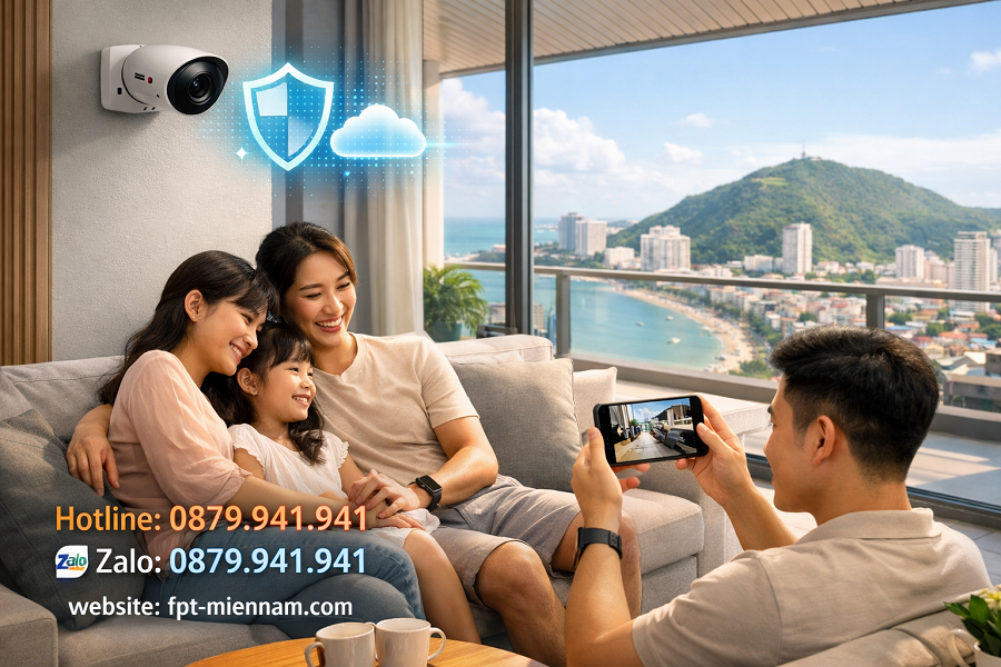 Lắp Đặt Camera FPT Phường Vũng Tàu: Giải Pháp An Ninh Lưu Trữ Cloud An Toàn