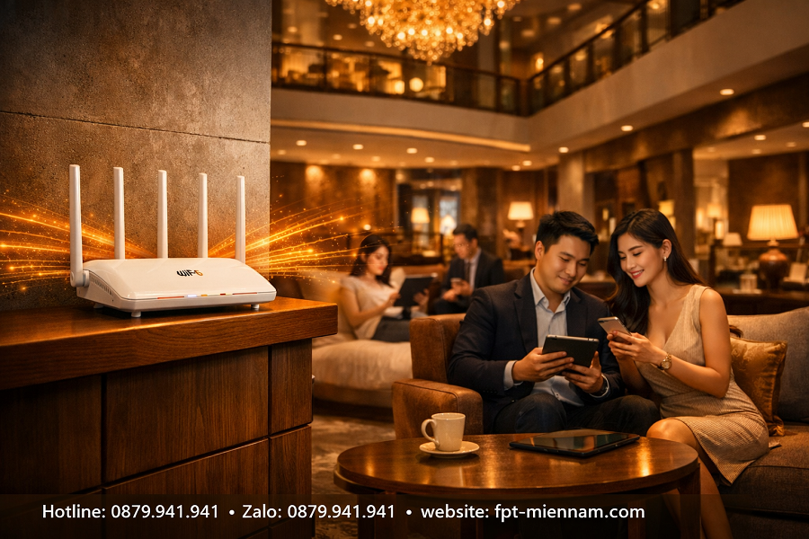 Lắp Mạng FPT Cho Khách Sạn, Nhà Nghỉ Tại Phường Phước Thắng: Giải Pháp Wi-Fi Phủ Diện Rộng
