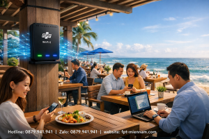 Lắp Mạng FPT Cho Nhà Hàng Hải Sản, Quán Cafe View Biển Tại Xã Long Hải
