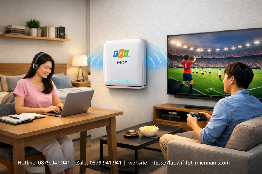 Lắp Mạng FPT Tân Uyên Cho Nhà Trọ: Giải Pháp Internet Giá Rẻ, Băng Thông Khủng, Chịu Tải Cao