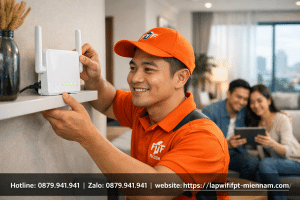 Lắp Mạng FPT Vĩnh Tân: Trang Bị Hoàn Toàn Modem WiFi Thế Hệ Mới, Tốc Độ Đỉnh Cao