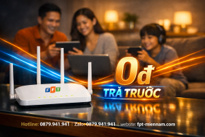 Lắp Mạng FPT Xã Ba Động Không Cần Trả Trước: Lướt Mạng Thả Ga, Thả Lỏng Ví Tiền