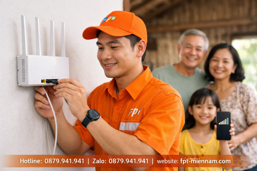 Lắp Mạng FPT Xã Cần Giờ Trong Ngày – Hạ Tầng Cáp Quang Mạnh, Triển Khai Siêu Tốc