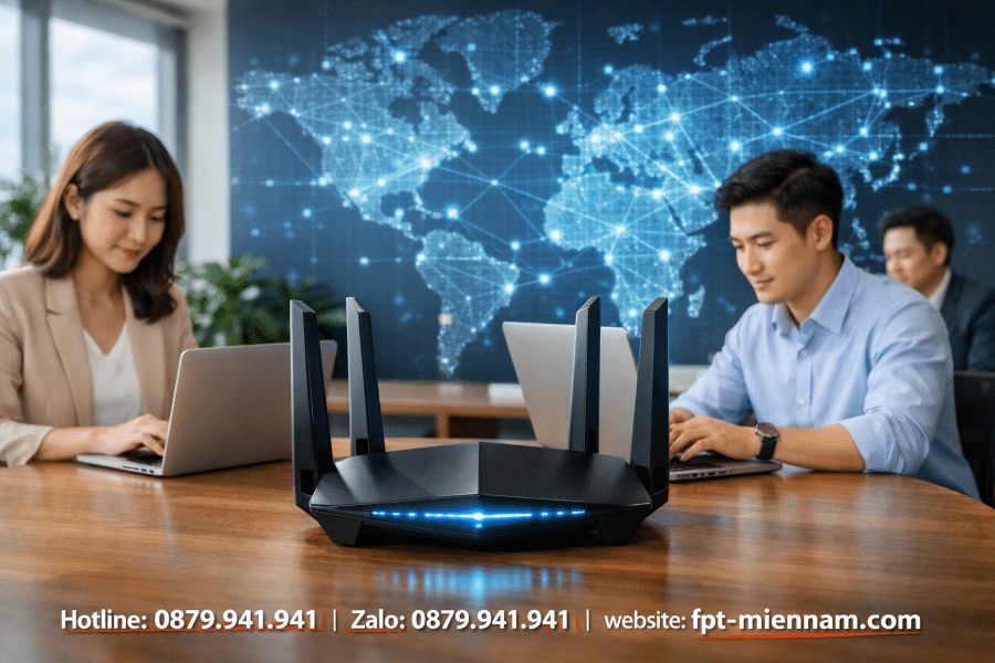 Lắp WiFi FPT Bình Hưng Cho Doanh Nghiệp: Giải Pháp Internet Tốc Độ Cao, Ổn Định