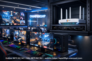 Lắp WiFi FPT Tân Hiệp Cho Quán Net: Giải Pháp Đường Truyền Siêu Tốc, Tối Ưu Tốc Độ Chơi Game