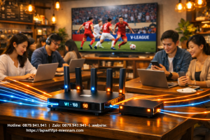 Lắp WiFi FPT Vĩnh Tân Cho Quán Cafe: Giải Pháp Mạng Chịu Tải Cao, Giữ Chân Khách Hàng