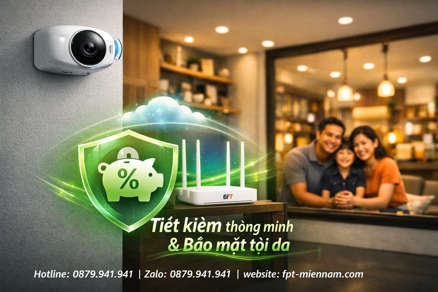 Tối Ưu Chi Phí An Ninh Với Gói Lưu Trữ Cloud Camera FPT Phường Long Hương