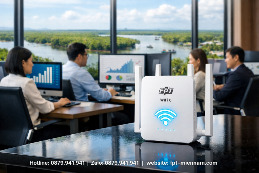 WiFi FPT An Thới Đông Cho Doanh Nghiệp: Giải Pháp Hạ Tầng Số Vững Chắc