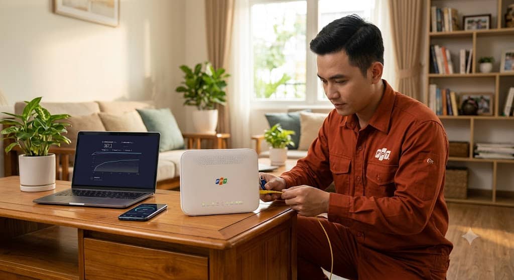 Đăng ký cáp quang FPT Bảo Đài triển khai lắp đặt nhanh trong ngày