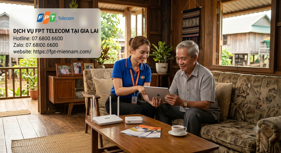 Đăng Ký Lắp Wifi FPT Gia Lai Tại Xã Ia Boòng Nhanh Chóng Tại Nhà